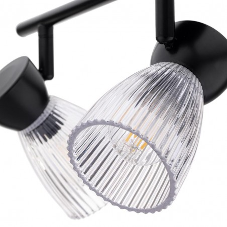 ML9972 Lampa sufitowa BEST BLACK 3xE14 Milagro