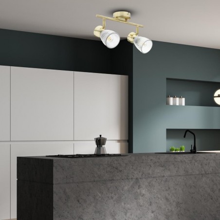 ML9975 Lampa sufitowa BEST GOLD 2xE14 Milagro