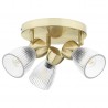 ML9977 Lampa sufitowa BEST GOLD 3xE14 (round) Milagro