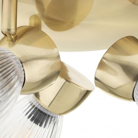 ML9977 Lampa sufitowa BEST GOLD 3xE14 (round) Milagro