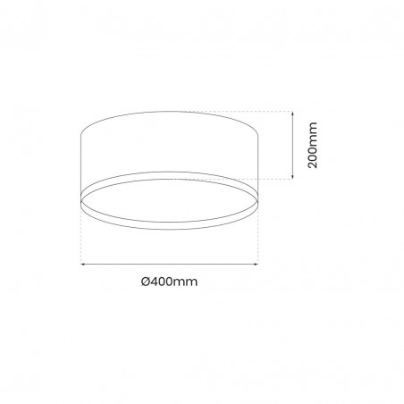 ML7070 Plafoniera RONDO BLACK 18W LED Milagro
