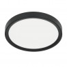 ML0438 Plafon MAQ 18W 3CCT Czarny Milagro