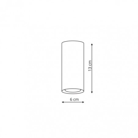 Manacor oczko czarne 13 cm LP-232/1D - 130 czarne