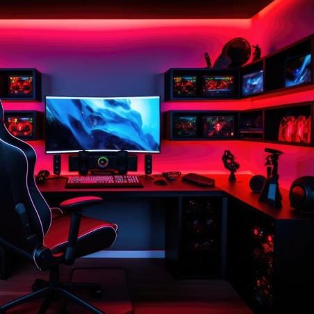 EKZ0447 Zestaw Led RGB 5m IP54 Sterownik + Pilot Milagro