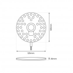 EKM0461 Moduł Led FIX 12W 4000K Fi125 Milagro