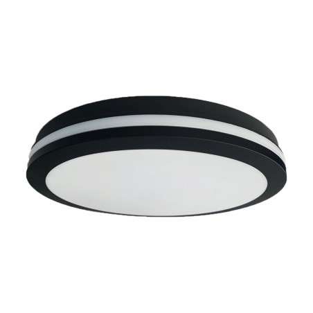 EKP0476 Plafon Marlon 36W 4000K Czarny IP54 Milagro