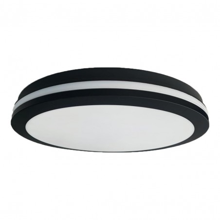 EKP0477 Plafon Marlon 48W 4000K Czarny IP54 Milagro