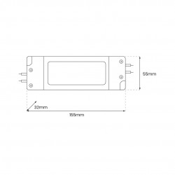 EKZAS0420 ZASILACZ LED 60W IP44 Milagro