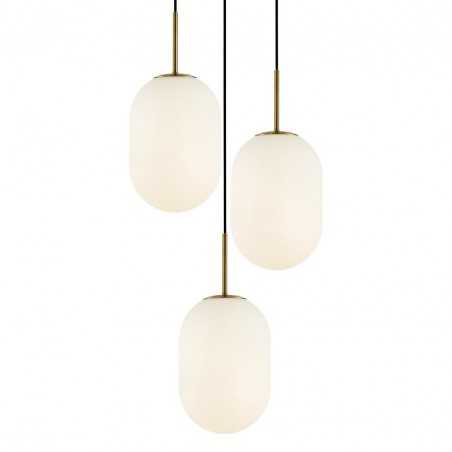 ML0315 Lampa wisząca ALIAS GOLD 3xE14 koło Milagro