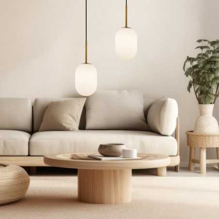 ML0317 Lampa wisząca ALIAS GOLD 1xG9 fi 120 Milagro