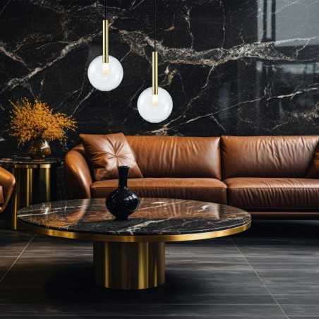 ML0328 Lampa wisząca NIKO GOLD 1xG9 fi 200 Milagro