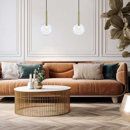 ML0328 Lampa wisząca NIKO GOLD 1xG9 fi 200 Milagro