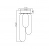 ML0340 Lampa sufitowa PAX GOLD 3xG9 Milagro