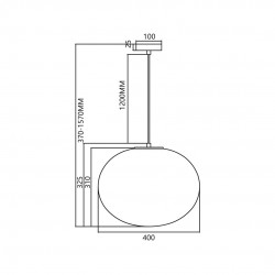 ML0342 Lampa wisząca CAMPANIA 1xE27 Milagro