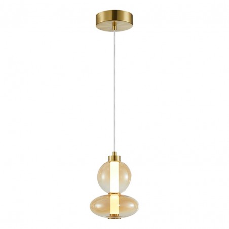 ML0345 Lampa wisząca DAPHNE AMBER 12W Milagro