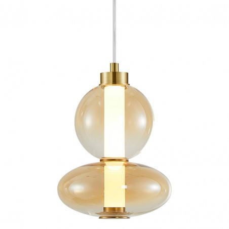 ML0345 Lampa wisząca DAPHNE AMBER 12W Milagro