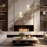 ML0345 Lampa wisząca DAPHNE AMBER 12W Milagro