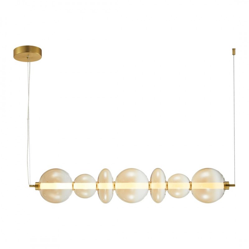 ML0349 Lampa wisząca DAPHNE AMBER 40W Milagro