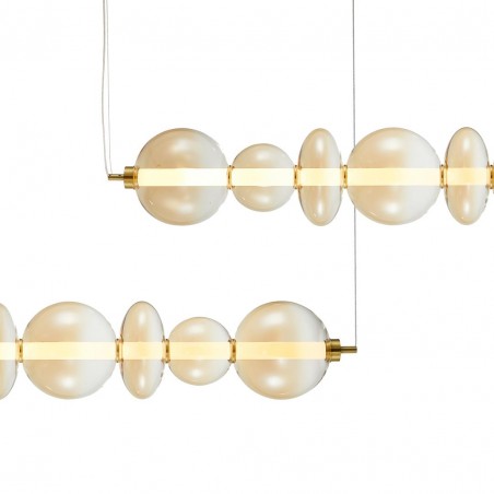 ML0349 Lampa wisząca DAPHNE AMBER 40W Milagro