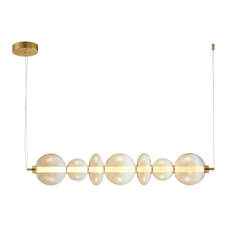 ML0349 Lampa wisząca DAPHNE AMBER 40W Milagro