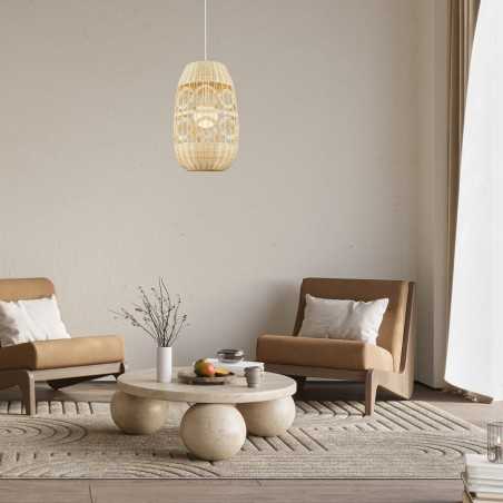 ML0353 Lampa wisząca ARONA NATURAL 1xE14 fi 400 Milagro