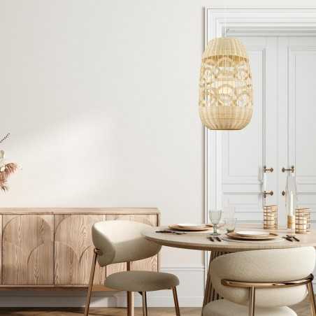ML0353 Lampa wisząca ARONA NATURAL 1xE14 fi 400 Milagro