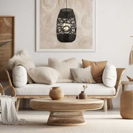 ML0355 Lampa wisząca ARONA BLACK 1xE14 fi 400 Milagro