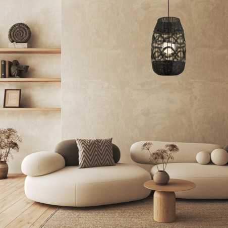 ML0355 Lampa wisząca ARONA BLACK 1xE14 fi 400 Milagro
