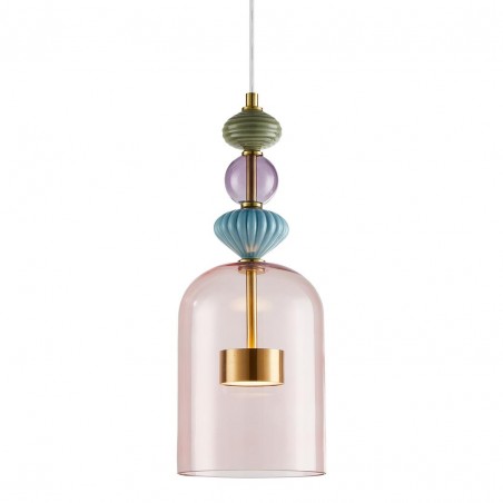 ML0357 Lampa wisząca ARTE 12W LED śr. 16cm mosiądz Milagro