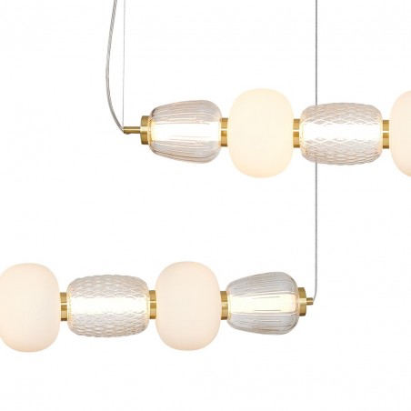 ML0365 Lampa wisząca CARO GOLD 42W LED Milagro