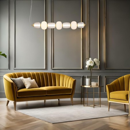 ML0365 Lampa wisząca CARO GOLD 42W LED Milagro
