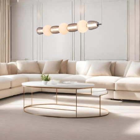 ML0366 Lampa wisząca CARO SMOKED 42W LED Milagro