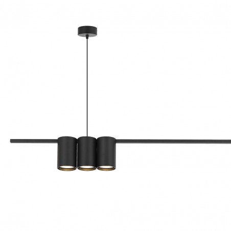 ML0367 Lampa wisząca (listwa) GENESIS BLACK 5xGU10 Milagro