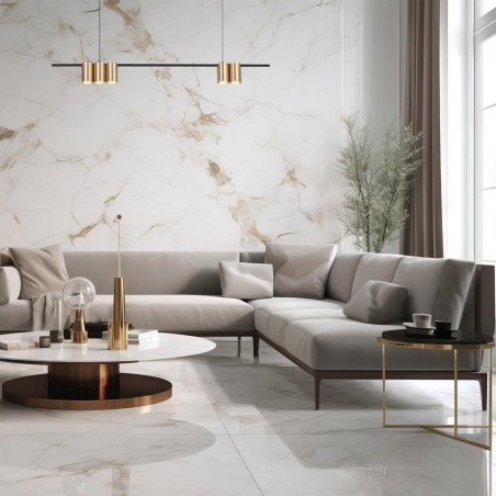 ML0369 Lampa wisząca (listwa) GENESIS BLACK GOLD 5xGU10 Milagro