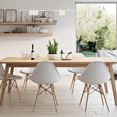 ML0371 Lampa wisząca (listwa) GENESIS WHITE 7xGU10 Milagro