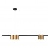 ML0372 Lampa wisząca (listwa) GENESIS BLACK GOLD 7xGU10 Milagro