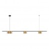 ML0372 Lampa wisząca (listwa) GENESIS BLACK GOLD 7xGU10 Milagro