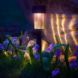 EKO0593 Lampa Solarna Patyk Czarny 4,5x4,5x29,5 Milagro