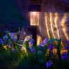 EKO0593 Lampa Solarna Patyk Czarny 4,5x4,5x29,5 Milagro