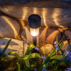 EKO0593 Lampa Solarna Patyk Czarny 4,5x4,5x29,5 Milagro