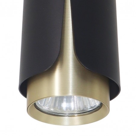 ML0262 FLOWER BLACK GOLD DOWNLIGHT 1xGU10 Milagro