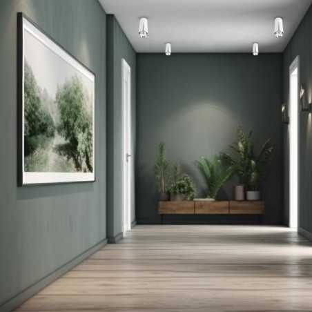 ML0270 FLOWER WHITE CHROME DOWNLIGHT 1xGU10 Milagro