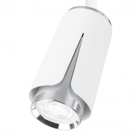 ML0271 FLOWER WHITE CHROME TRACK 1xGU10 Milagro