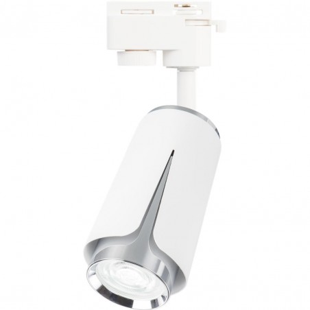 ML0271 FLOWER WHITE CHROME TRACK 1xGU10 Milagro