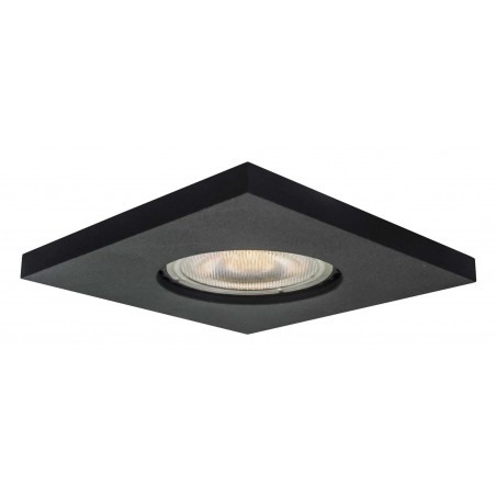 Lagos oczko podtynkowe kwadratowe czarne IP65 LP-440/1RS BK square