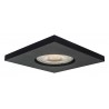 Lagos oczko podtynkowe kwadratowe czarne IP65 LP-440/1RS BK square