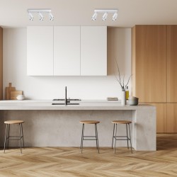 ML0274 FLOWER WHITE CHROME SPOT 3xGU10 Milagro
