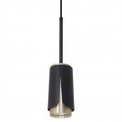 ML0267 FLOWER BLACK GOLD LAMPA WISZĄCA 1xGU10 Milagro