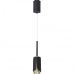 ML0267 FLOWER BLACK GOLD LAMPA WISZĄCA 1xGU10 Milagro
