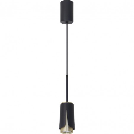 ML0267 FLOWER BLACK GOLD LAMPA WISZĄCA 1xGU10 Milagro